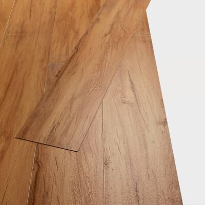 vidaXL Non Self-adhesive PVC Flooring Planks 5.26 m² 2 mm Elm Nature