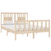 vidaXL Bed Frame without Mattress 135x190 cm Double Solid Wood
