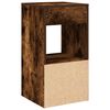 vidaXL Bedside Cabinet with Drawer Smoked Oak 35x34x66.5 cm