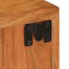 vidaXL Bedside Table 2 pcs Brown 35 x 33 x 48 cm Solid Wood Acacia