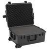 vidaXL Portable Flight Case Black 62.5x50x28.5 cm PP