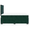 vidaXL Box Spring Bed with Mattress Dark Green 120x190 cm Small Double Velvet