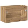 vidaXL Bathroom Sink Cabinet Artisan Oak 80x38.5x48 cm Engineered Wood