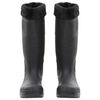 vidaXL Rian Boots with Removable Socks Black Size 40 PVC