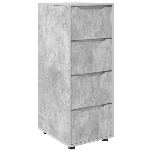 vidaXL Storage Cabinet Concrete Grey 40 x 48 x 105 cm Engineered Wood
