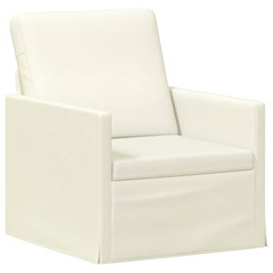 vidaXL Single Sofa Cream 70 x 81 x 82 cm Corduroy Fabric