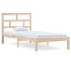 vidaXL Bed Frame without Mattress Solid Wood 90x200 cm (810002+814174)