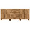 vidaXL Side Cabinets 3 pcs 60x33x75 cm Solid Wood Mango