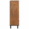 vidaXL Highboard Natural 60 x 33.5 x 100 cm Solid Acacia Wood