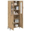 vidaXL Highboard Artisan Oak 69.5 x 34 x 180 cm Engineered Wood