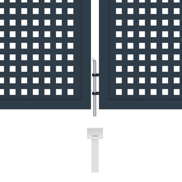 vidaXL Fence Gate Anthracite 306x150 cm Steel