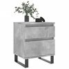 vidaXL Bedside Cabinet Concrete Grey 40x35x50 cm Engineered Wood