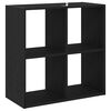 vidaXL Bookcase Black oak 68.5 x 32 x 68.5 cm Engineered wood