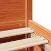 vidaXL Bed Frame without Mattress Wax Brown 90x200 cm Solid Wood Pine