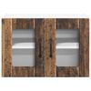 vidaXL Kitchen Cabinet 2 pcs Old Wood 60 x 31 x 40 cm Engineered Wood