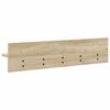 vidaXL Wall-Mounted Coat Rack Sonoma Oak 80 x 10.5 x 18 cm