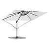 vidaXL Cantilever Roma Parasol Beige and Black 352 x 251 x 260 cm
