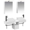 vidaXL Bathroom Cabinet Set 5 pcs White 50 x 14.5 x 70 cm