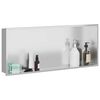 vidaXL Shower Niche Silver 75 x 30 x 9.5 cm Stainless Steel