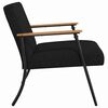 vidaXL Armchair Black 59 x 75 x 78 cm Fabric