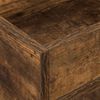 vidaXL End Table Smoked Oak 30 x 30 x 56 cm Engineered Wood