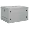 vidaXL Network Cabinet with Storage Grey 53 x 45 x 30 cm Steel