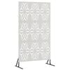 vidaXL Privacy Screen 100 x 50 x 180 cm Stainless Steel Silver