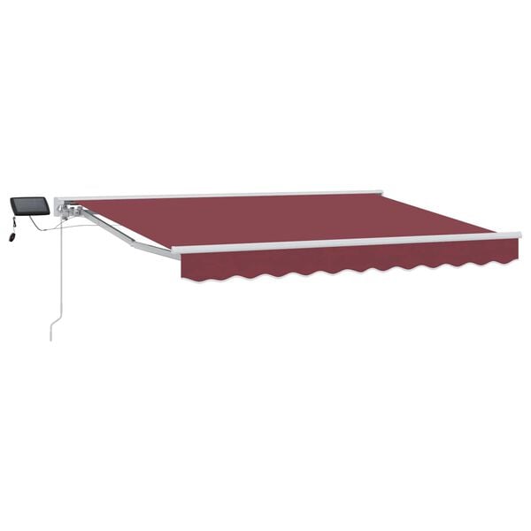 vidaXL Burgundy 3 x 2 m Polyester with PU coating
