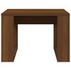 vidaXL Side Table Brown Oak 50x50x35 cm Engineered Wood