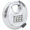 vidaXL Discus Locks with Keys 6 pcs Silver 7 x 2.3 x 7 cm