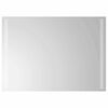 vidaXL LED Bathroom Mirror Transparent 70 x 50 cm Tempered Glass