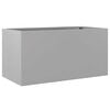 vidaXL Planter Silver 62x30x29 cm Galvanised Steel