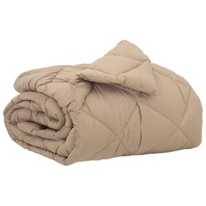 vidaXL Full Year Duvet 135 x 200 cm 300 gsm Taupe