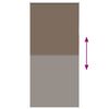 vidaXL Roller Blind Blackout Coffee 105x230 cm Fabric Width 100.7 cm Polyester