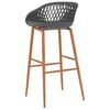 vidaXL Bar Chairs 2 pcs Grey