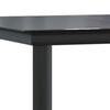vidaXL 9 Piece Garden Dining Set Black Poly Rattan Glass