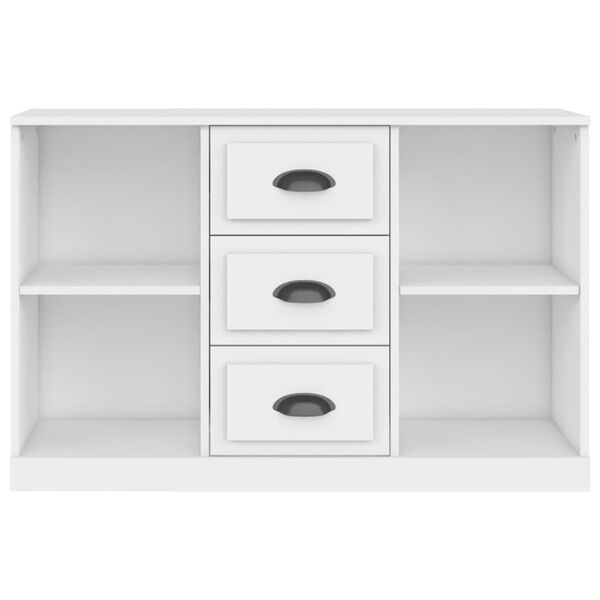 vidaXL Sideboard White 104.5x35.5x67.5 cm Engineered Wood