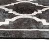 vidaXL Rug Washable Black and White 120x180 cm Anti Slip