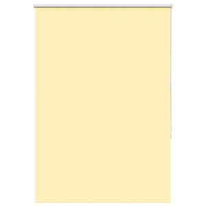 vidaXL Roller Blind Blackout Yellow 105x150 cm Fabric Width 100.7 cm Polyester