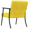 vidaXL Armchair Yellow 59 x 75 x 78 cm Velvet