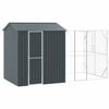 vidaXL Bird Cage Anthracite 418 x 210 x 247 cm Galvanised Steel