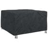 vidaXL Furniture Cover Plain Black 150 x 150 x 75 cm 210D