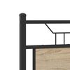 vidaXL Bed Frame without Mattress Sonoma Oak 140x190 cm Engineered Wood
