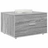 vidaXL Drawer Cabinet with Wheel Grey Sonoma 55 x 45 x 31 cm