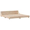 vidaXL Bed Frame without Mattress 180x200 cm Super King Solid Wood Pine