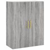 vidaXL Wall Mounted Cabinet Grey Sonoma 69.5x34x90 cm