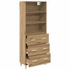 vidaXL Highboard Artisan Oak 69.5 x 32.5 x 180 cm Engineered Wood