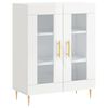 vidaXL Sideboard High Gloss White 69,5x34x90 cm Engineered Wood
