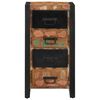 vidaXL Drawer Cabinet Multicolour 40x40x75 cm Solid Wood Reclaimed