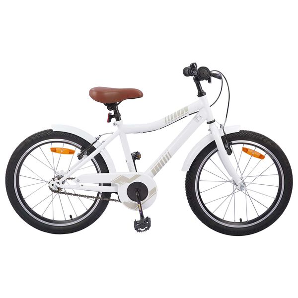vidaXL Kids Bike 24'' for 8-12 Years Old white